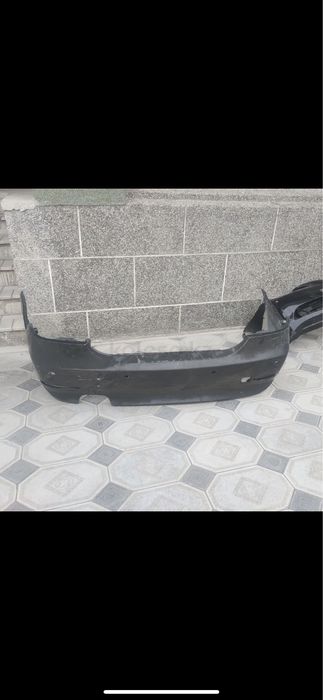 Е60 бампер пер зад порог