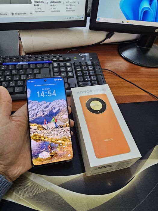 Honor X9b 8+8/256gb(2024)iwlawi zur aybi yuq tozza telefon uyaltirmayd