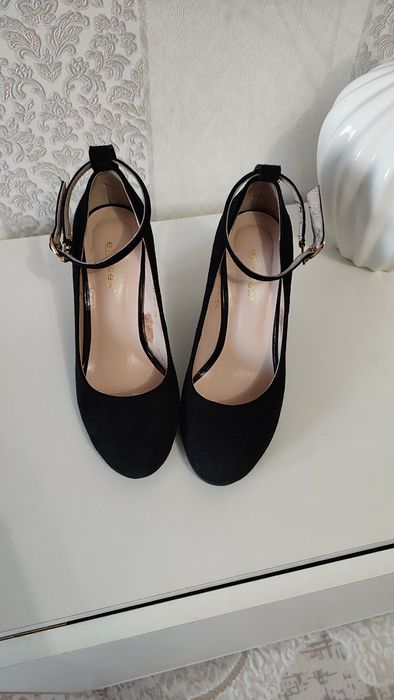 Туфли натуральная замша