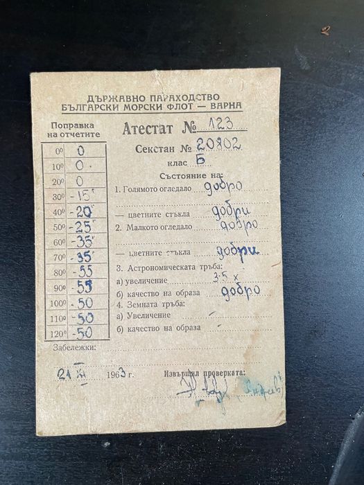 Секстант trommel