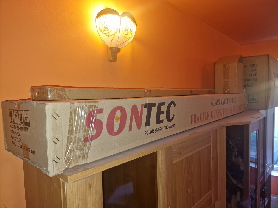 Panou solar apa calda 100 litri  10 tuburi SonTec
