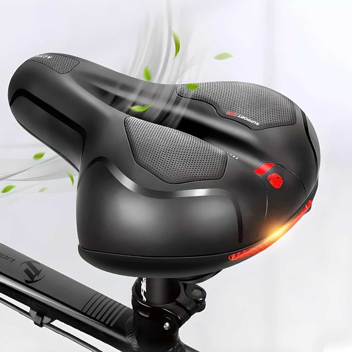 Sa bicicleta sport din spuma moale suspensie arcuri ventilatie scaun