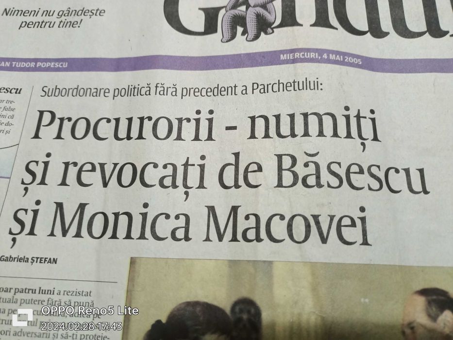 GANDUL - primul numar miercuri 4 mai 2005