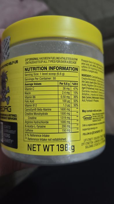 Фитнес добавки preworkout C4 и креатин монохидрат