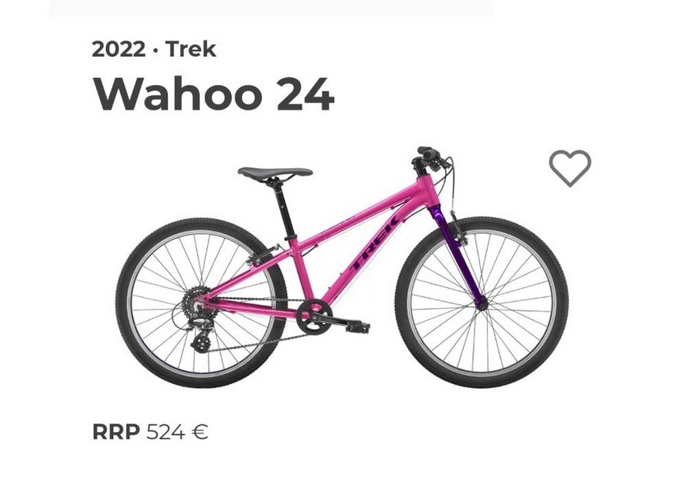 Bicicletă pentru copii Trek Wahoo 24’ MTB, 8 viteze ALUMINIU – roz/mov