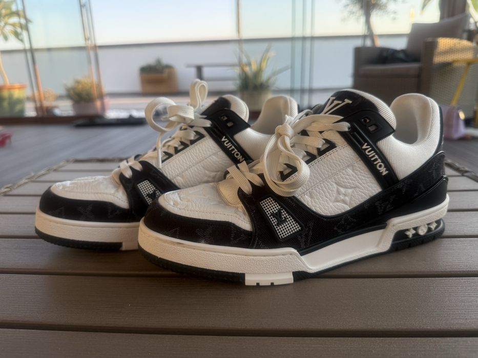Sneackers Louis Vuitton LV Trainers White/Black/White mar 40