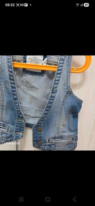 Vesta de blugi fetițe marimea 6-7 ani H&M