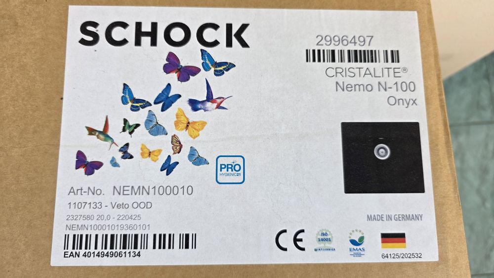 Мивка SHOCK Nemo N-100 Onyx