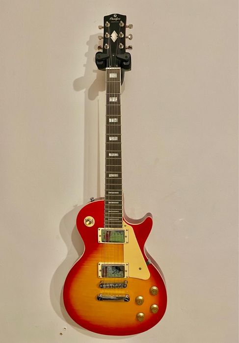 Prodipe Les Paul 300 Red Burst – ca nouă + cablu Ibanez
