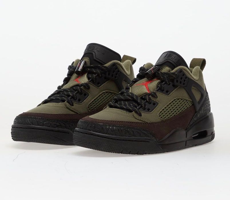 Чисто нови Jordan Spizike Low "Medium Olive" – Размер 44.5 (Оригинал)