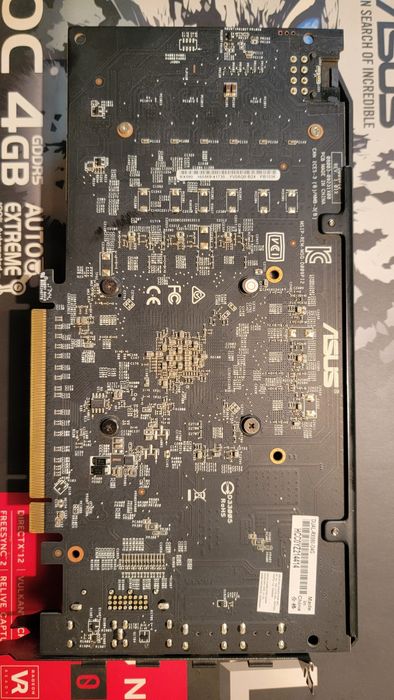 Видеокарта ASUS RX 580 4G