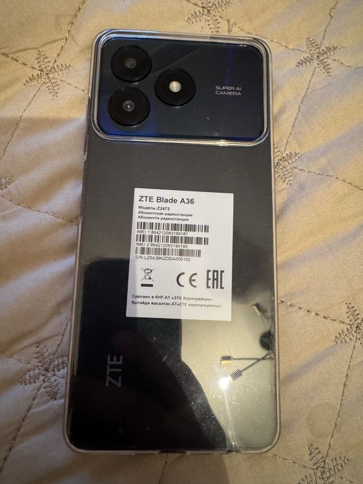 ZTE A36 новый телефон