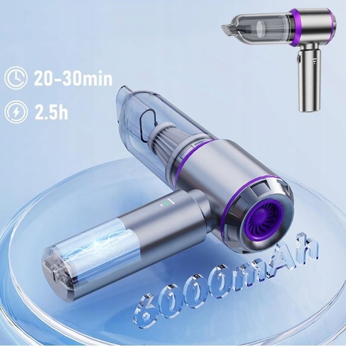 Aspirator cu încărcare rapidă,7 capete de aspirare și suflare