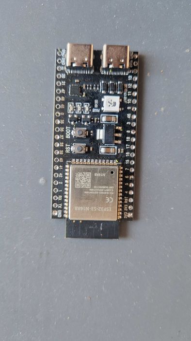 Placa dezvoltare ESP32-S3, dual Wi-Fi Bluetooth, 16MB, 34 pini, USB-C