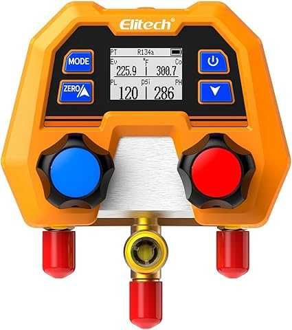 Manometru digital Elitech , R134a R410A R32 auto,  ,HVAC, AC, DMG-2SE