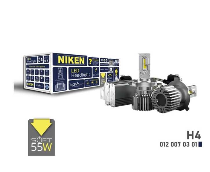 LED крушки H4 NIken NOVA SOFT