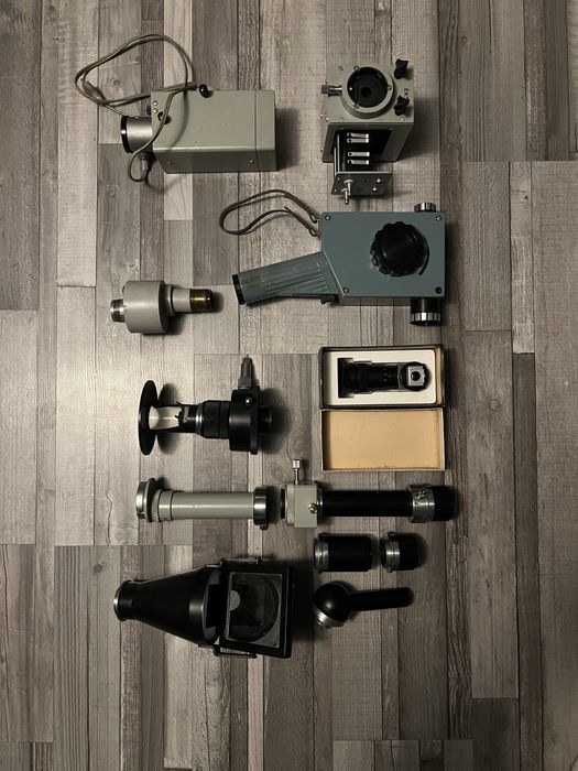 Lot accesorii microscop IOR/Zeiss