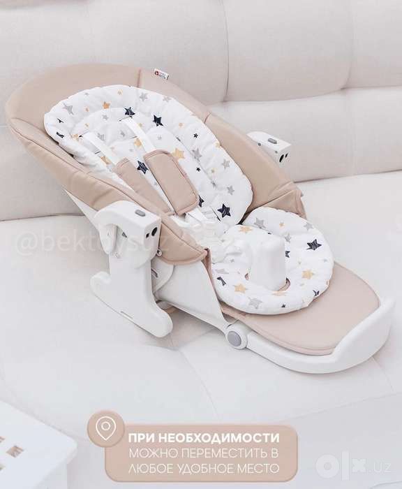 Детский стульчик для кормления 3в1 Maribel SG116 электрокачель шезлонг