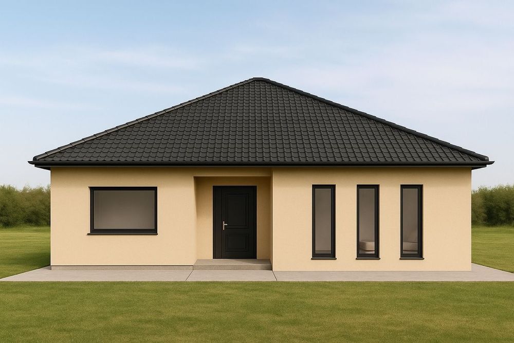 Case de locuit  pe structura metalica