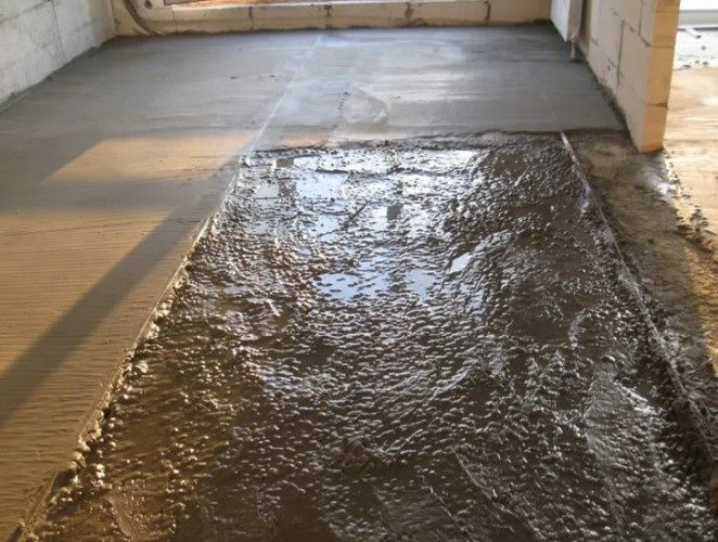 Стяжка налевной пол