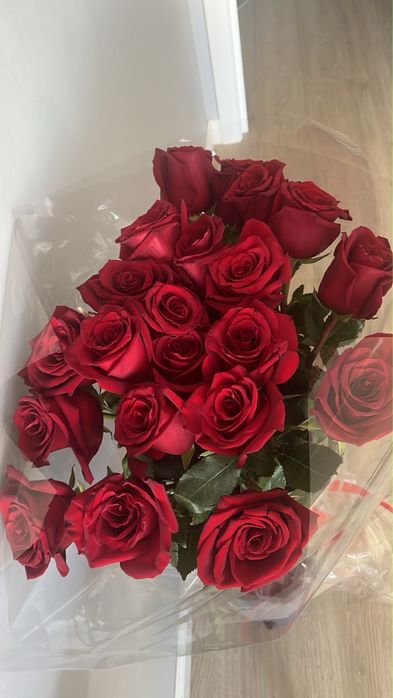 Букет цветы из 21 розы