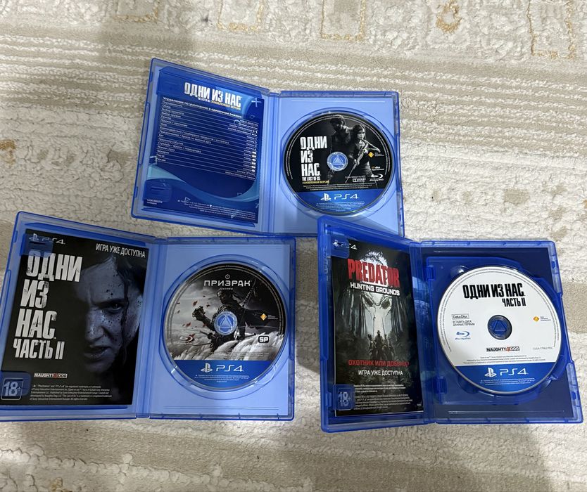 Продам диски на sony playstation ps4