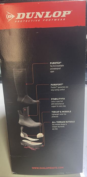 Спец. резиновые сапоги “Dunlop”