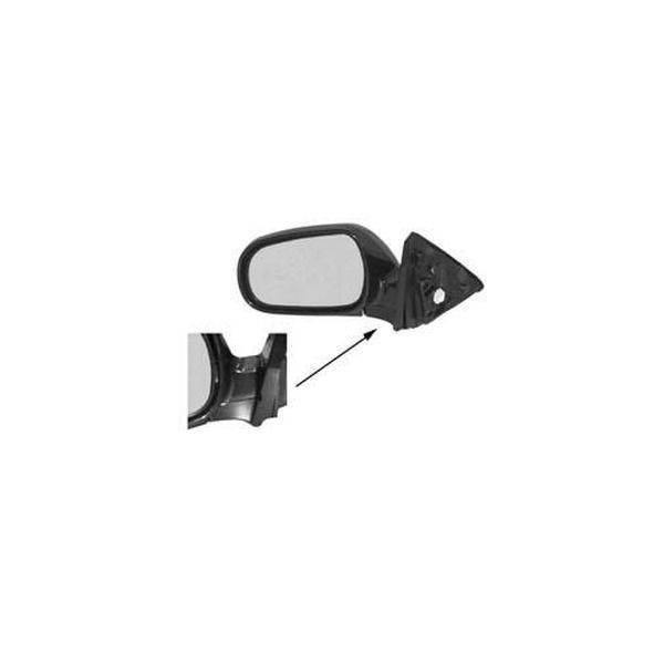 Oglinda exterioara Honda Civic 3-Usi Hatchback 1995-2001 partea stanga/dreapta View Max crom convex grunduita partial reglare electrica fara incalzire