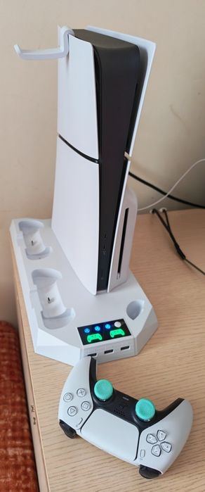Consolă PlayStation 5 1 TB Slim Disc Edition + Stand multifuncțional + Controller