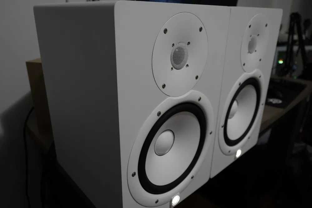 Monitoare Studio Yamaha HS5 Albe + modul bluetooth, jack, eARC, spdif