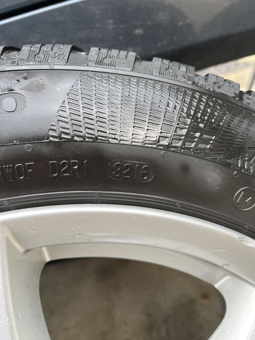 Jante aliaj roti iarna Mercedes W204 C Class Continental 205/55r16