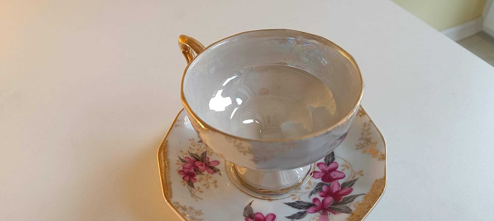 Винтиж чаша с чинийка