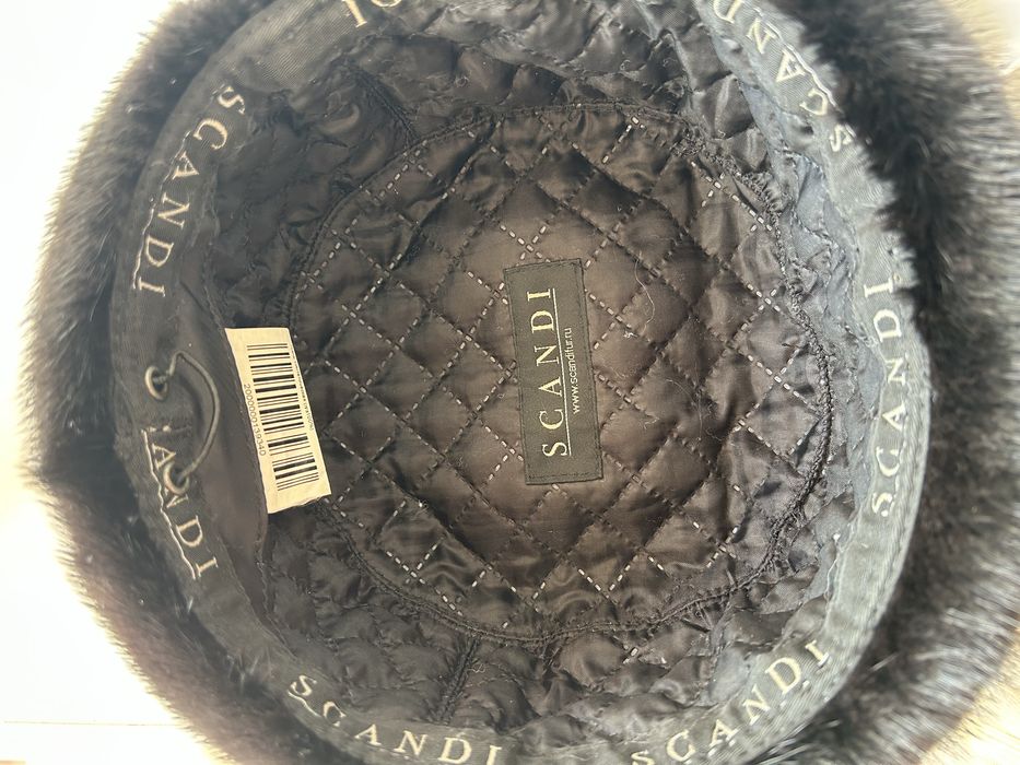 Норковая шапка ушанка