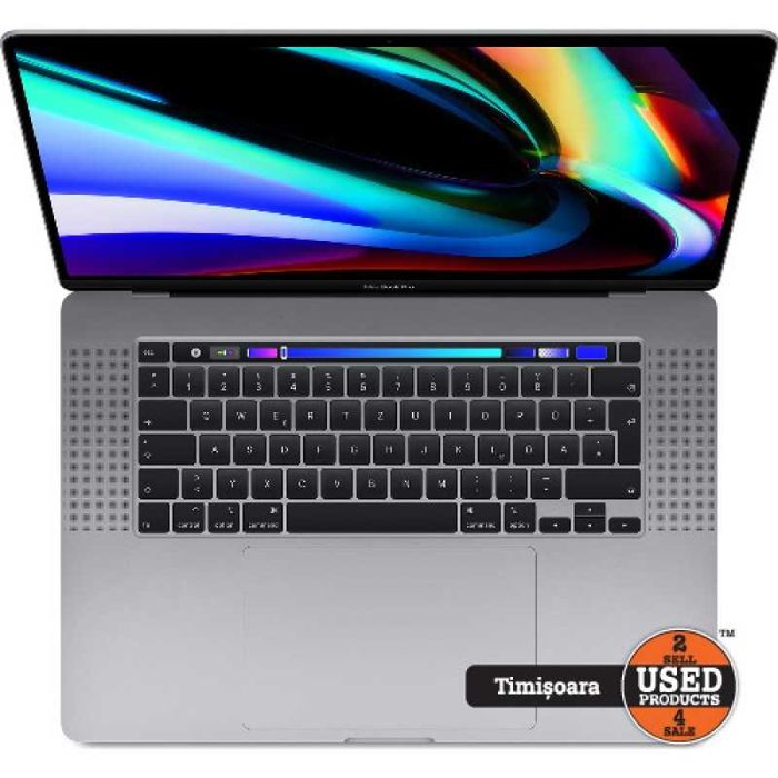 Apple MacBook PRO 16 2019 A2141, i7 2.6 GHz, 16 Gb | UsedProducts.Ro