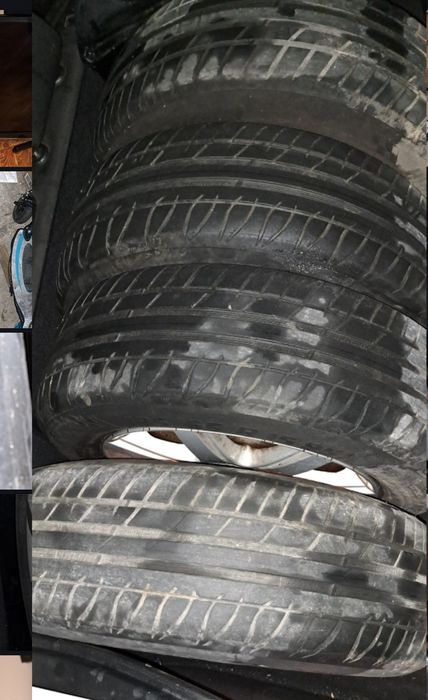 Donez anvelopele Tigar 195/65/R15 - Vând set jante aliaj 15" 5x112