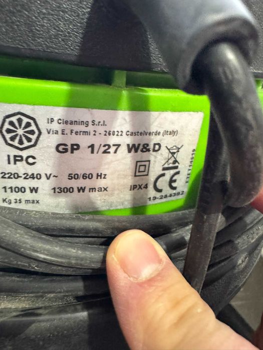 Професионална Прахосмукачка GP 1/27 SPRAY