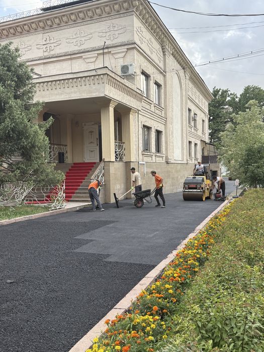 Асфальтирование Асфальт Укладка асфальта