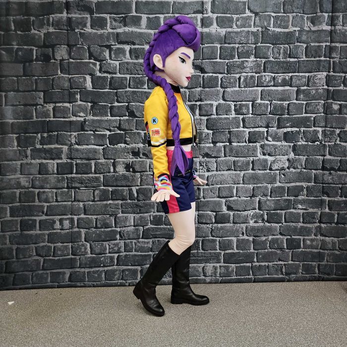 Costum mascotă anime Rumi Kpop Demon Hunters 3D cyber girl premium