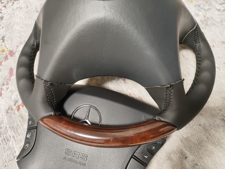 Руль Мерседес дерево w220 рест