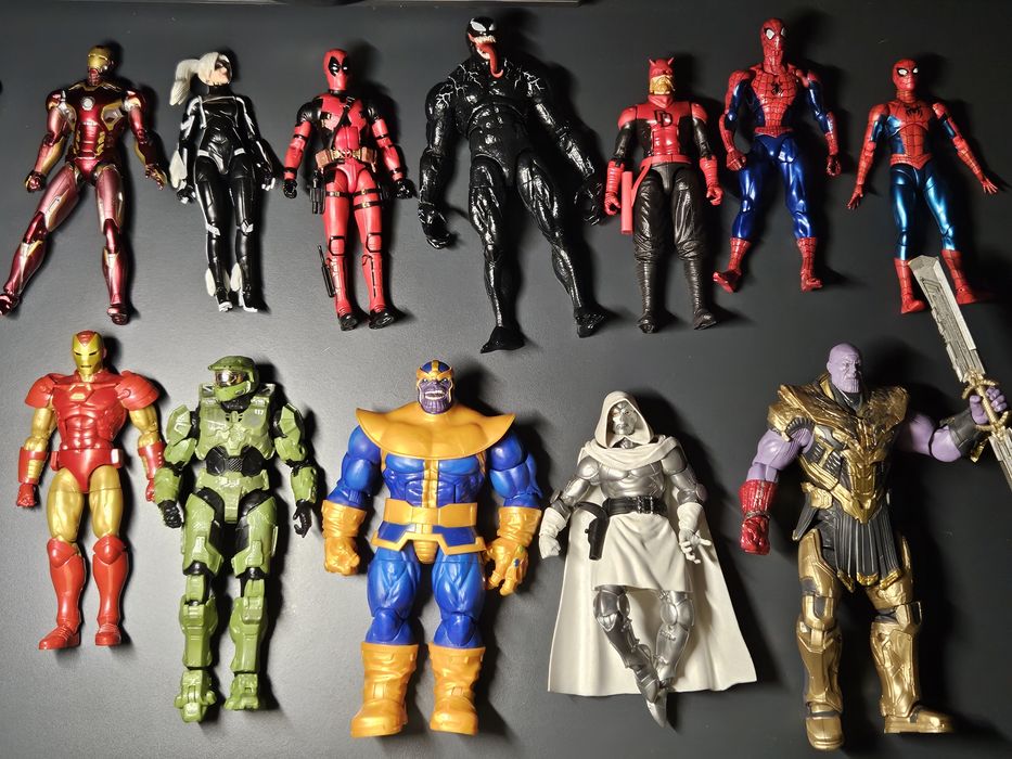 Figurine articulate marvel. hasbro, sh figuarts, revoltech, etc...