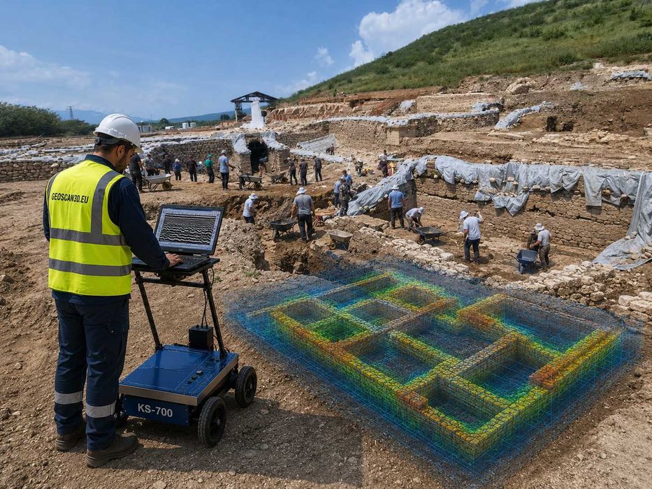 Пилотна програма: Безвъзмездно GPR обследване на подземна архитектура | GEOSCAN3D.EU