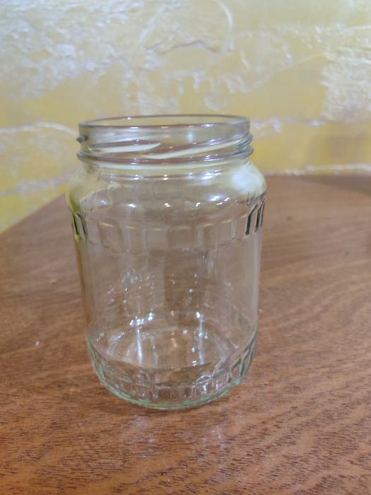 Банка стеклянная без крышки