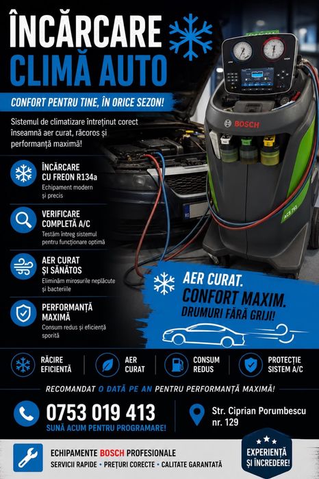 incarcare clima auto