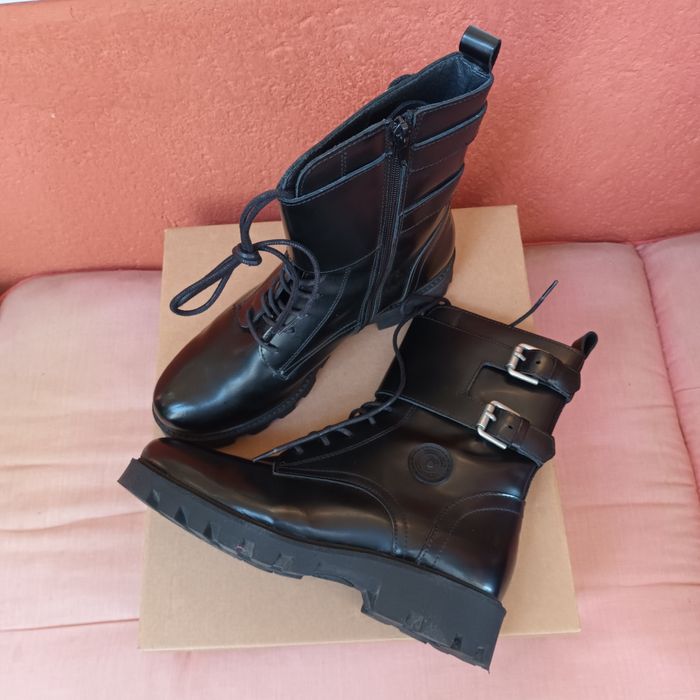 Дамски боти от естествена кожа