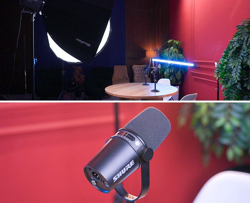 Podcast va reels studio