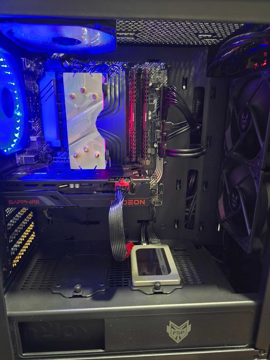 PC Gaming Intel Core i3 10100F 16GB(2x8GB)DDR4 AMD RX6600 8GB