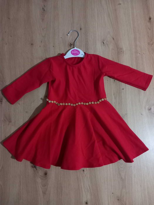 Луксозни маркови детски рокли 18-24м. 2г. + НОВИ детски сандалки ZARA / ЗАРА + ЯКЕ