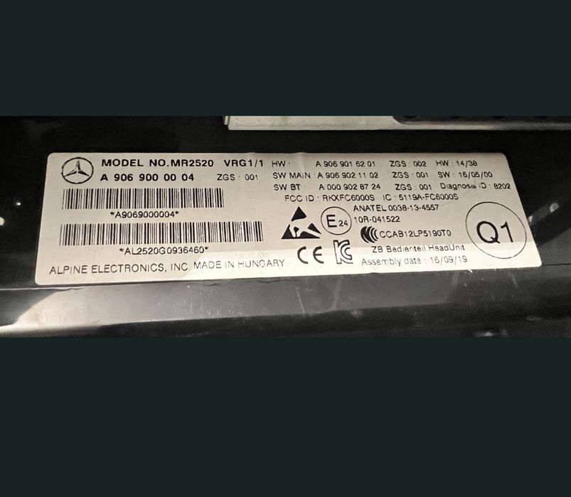 Set 2 lămpi stop spate noi  platformă. Mercedes