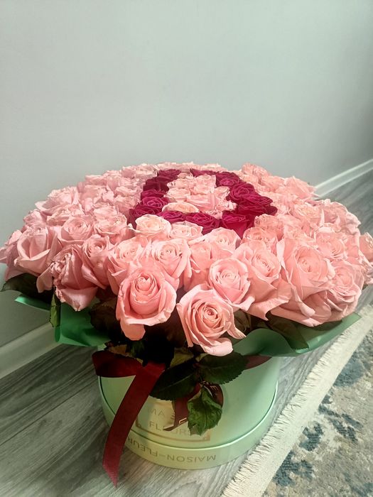 Цветы ,101 роза .