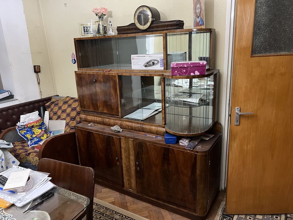 Mobila Veche Lemn Masiv Comunista 1970